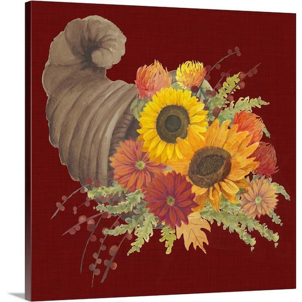 GreatBigCanvas 16 in. x 16 in. Autumn Floral III by Grace Popp Canvas Wall Art