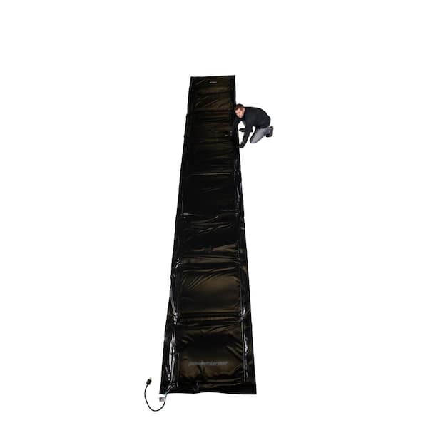 Insulated and Heated Ground Thawing Blanket, Epoxy Curing Blanket, 3 ft. x 25 ft., Fixed Temp 150°F, Thaws - 12"- 24"/hr