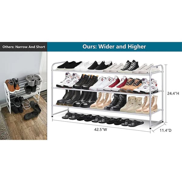 Angled Shoe Rack (Pack of 1) - NewAge Products