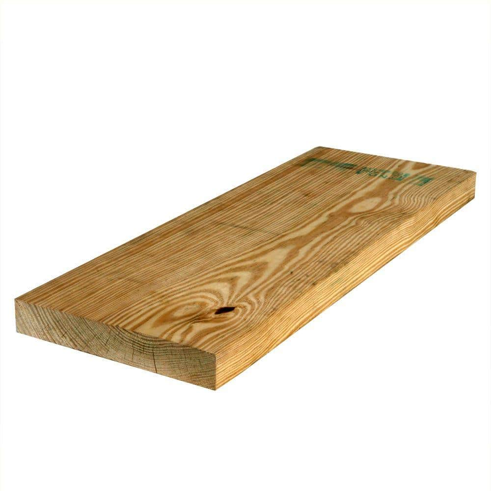 2 in. x 10 in. x 10 ft. #2 Prime Pressure-Treated Ground Contact ...