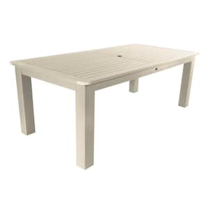 Whitewash 42 in. x 84 in. Rectangular Recycled Plastic Outdoor Dining Table
