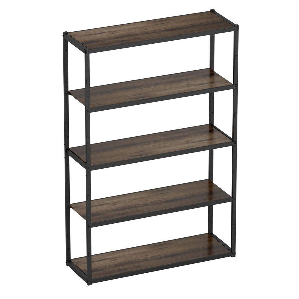 5-Shelf Heavy-Duty Wide Steel Garage Freestanding Cabinet w/ Side Pegboard in Black (47.2 in. W x 71.1 in. H x 16 in. D) price history on PriceWatchPro
