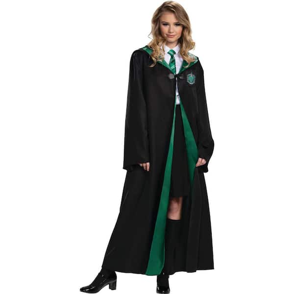 Adults Deluxe Harry Potter Slytherin Robe - Large - Adult Halloween Costume