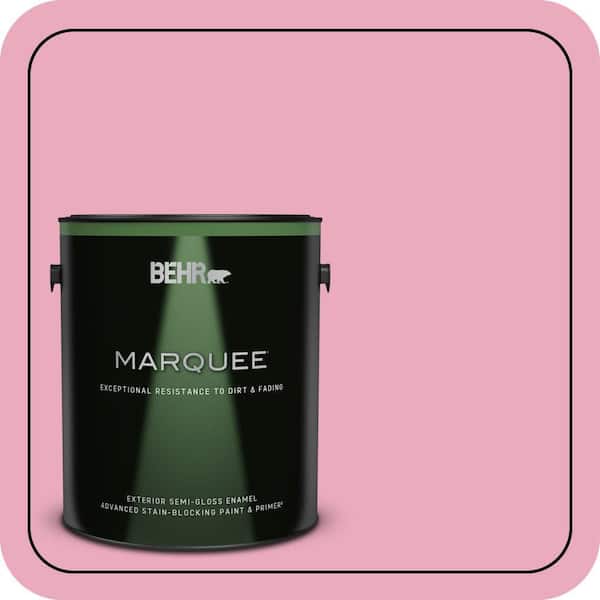 BEHR MARQUEE 1 gal. #T11-14 Kawaii Semi-Gloss Enamel Exterior Paint & Primer
