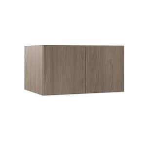 Designer Series Edgeley Assembled 33x18x24 in. Wall Kitchen Cabinet in Driftwood