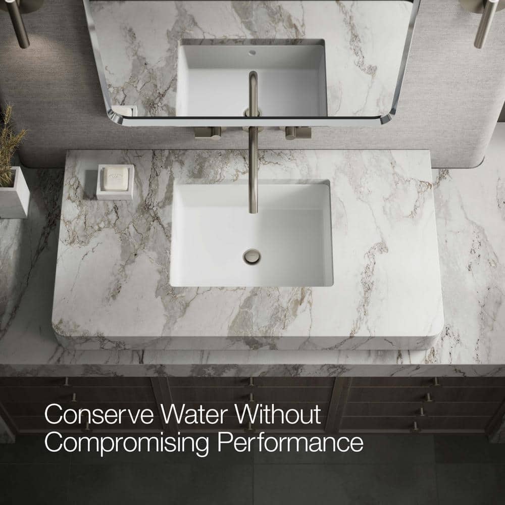 Modern Wall-Mount Bathroom Sink Faucet in Vibrant Brushed Nickel