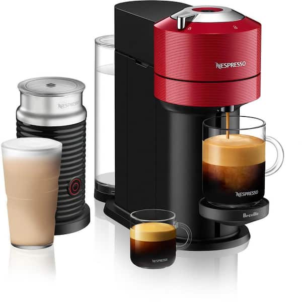 Breville Cup Vertuo Next Coffee and Espresso Machine in Red plus - Main Image