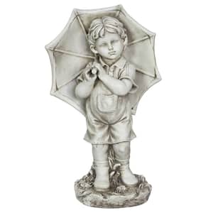Solar Boy with Umbrella Statue