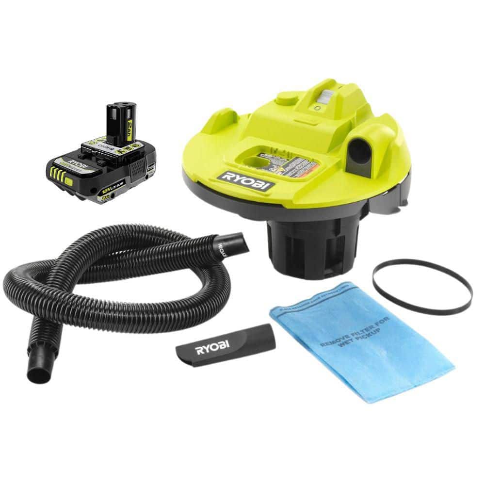 RYOBI ONE+ 18V Cordless 5 Gal. Bucket Top Wet/Dry Vacuum with ONE+