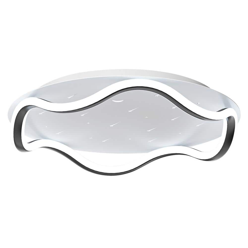 Modern 18.89 in. Integrated LED Flush Mount Creative Design Close to Ceilin
