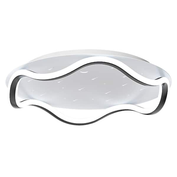 aiwen Modern 18.89 in. Integrated LED Flush Mount Creative Design Close to Ceiling Lighting