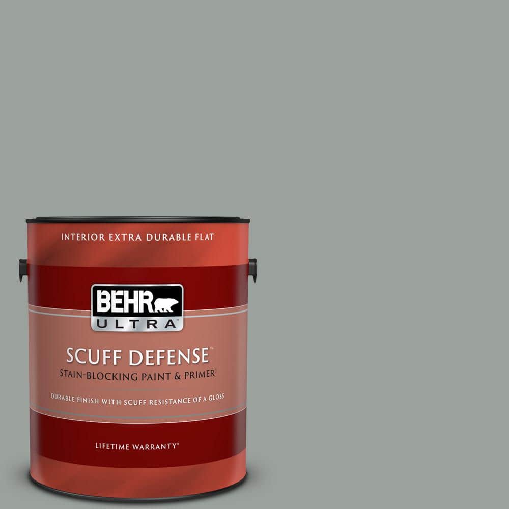 BEHR ULTRA 1 gal. PPU1116 Brampton Gray Extra Durable Flat Interior