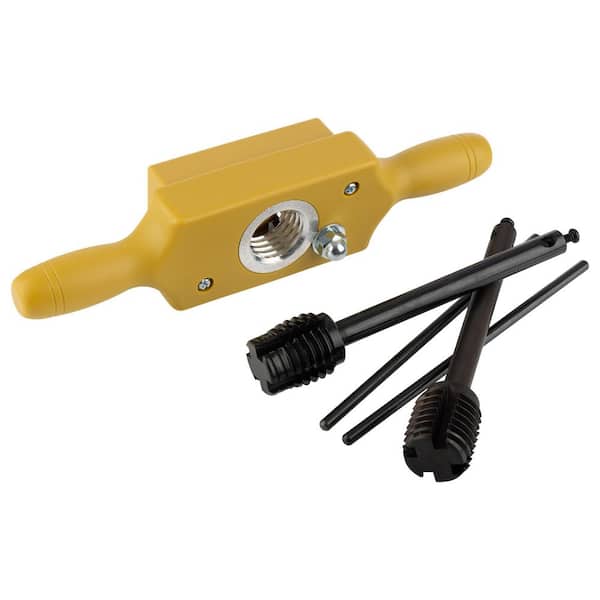 1 in. x 6TPI Tap and Set (5-Piece)-Jig Dowel Thread Tap Kit
