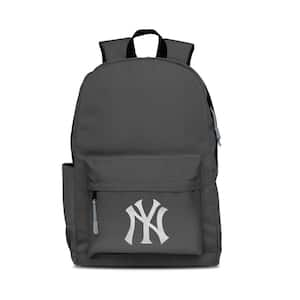 New York Yankees 17 in. Gray Campus Laptop Backpack