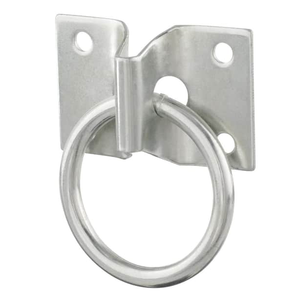 Zinc-Plated Hitching Ring with Wall Mount 2" ring CASE OF 50 EVERBILT 2.7 in 