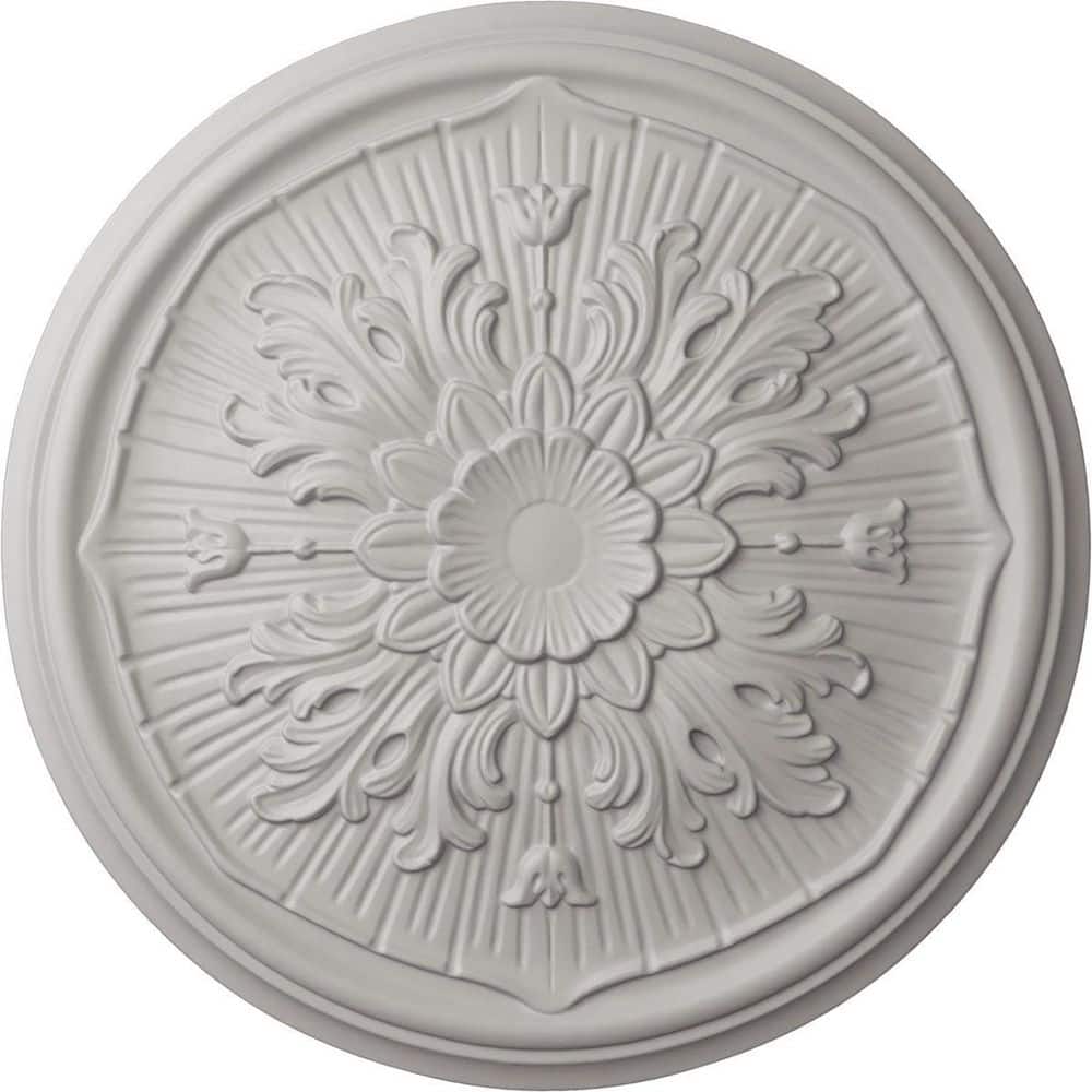 15-3/4 in. x 5/8 in. Lupton Urethane Ceiling Medallion (Fits Canopies upto 1-1/8 in.), Ultra Pure White price history on PriceWatchPro