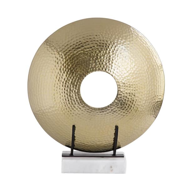 A & B Home Gold/White Cumberland Gold Statuary
