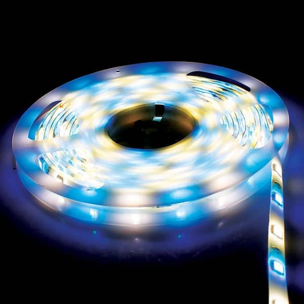 16 ft. 23-Watt Equivalent 800 Lumen Integrated LED Fluorescent RGB Color Lamp Fixture Wall Pack Light, 3000K(6-Pack)