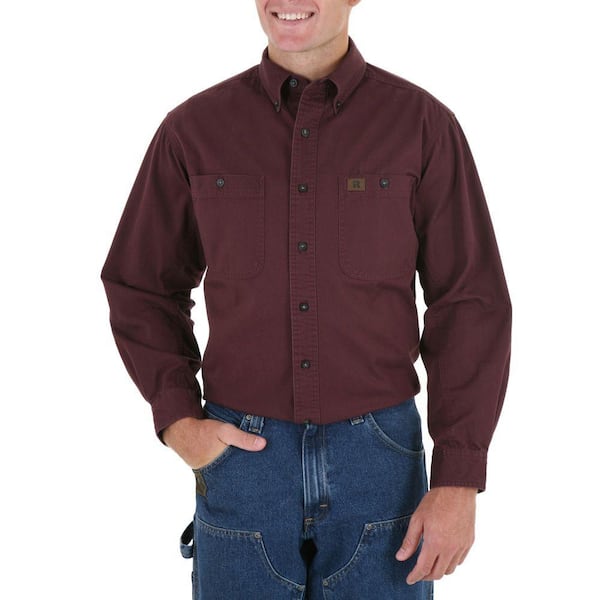 Wrangler 2X-Tall Men's Logger Shirt