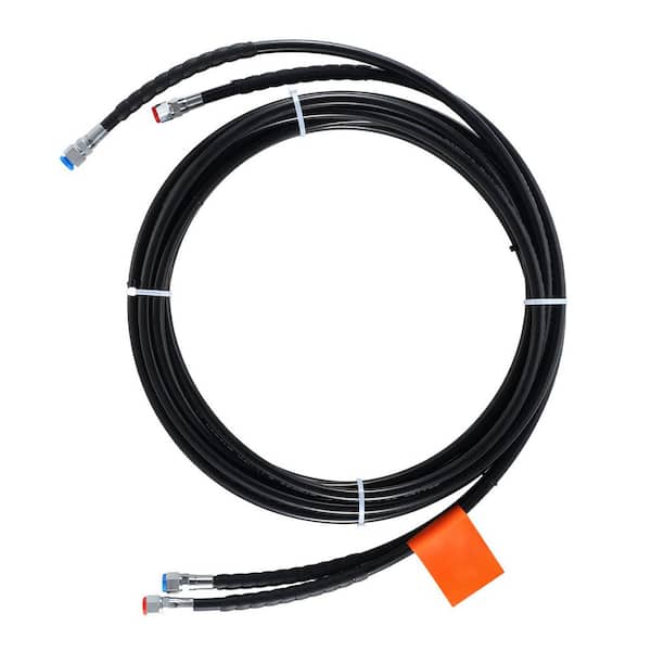 SKYSHALO Outboard Hose Kit, 20 ft. Hydraulic Steering Hose, 2-Piece Leak-Proof TPEE Hydraulic Boat Hoses, Compatible with Marine