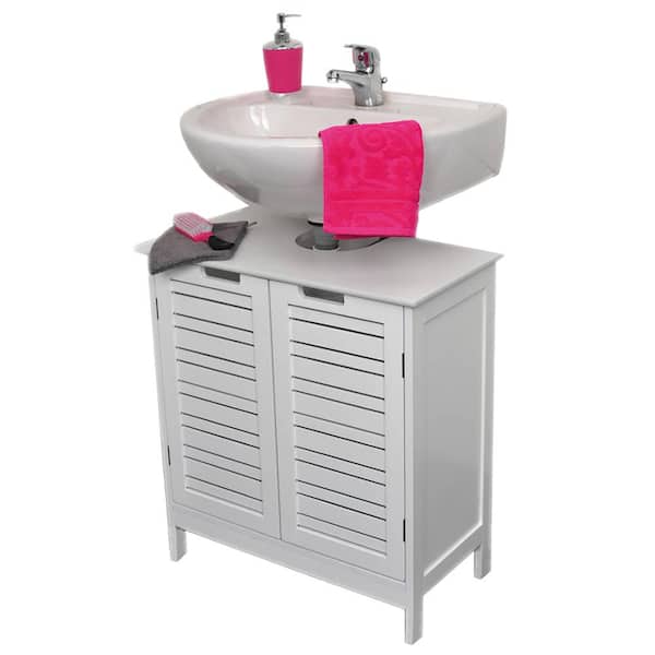 H Freestanding Bath Vanity Cabinet Only, Bathroom Vanity Pedestal Cabinets Home Depot