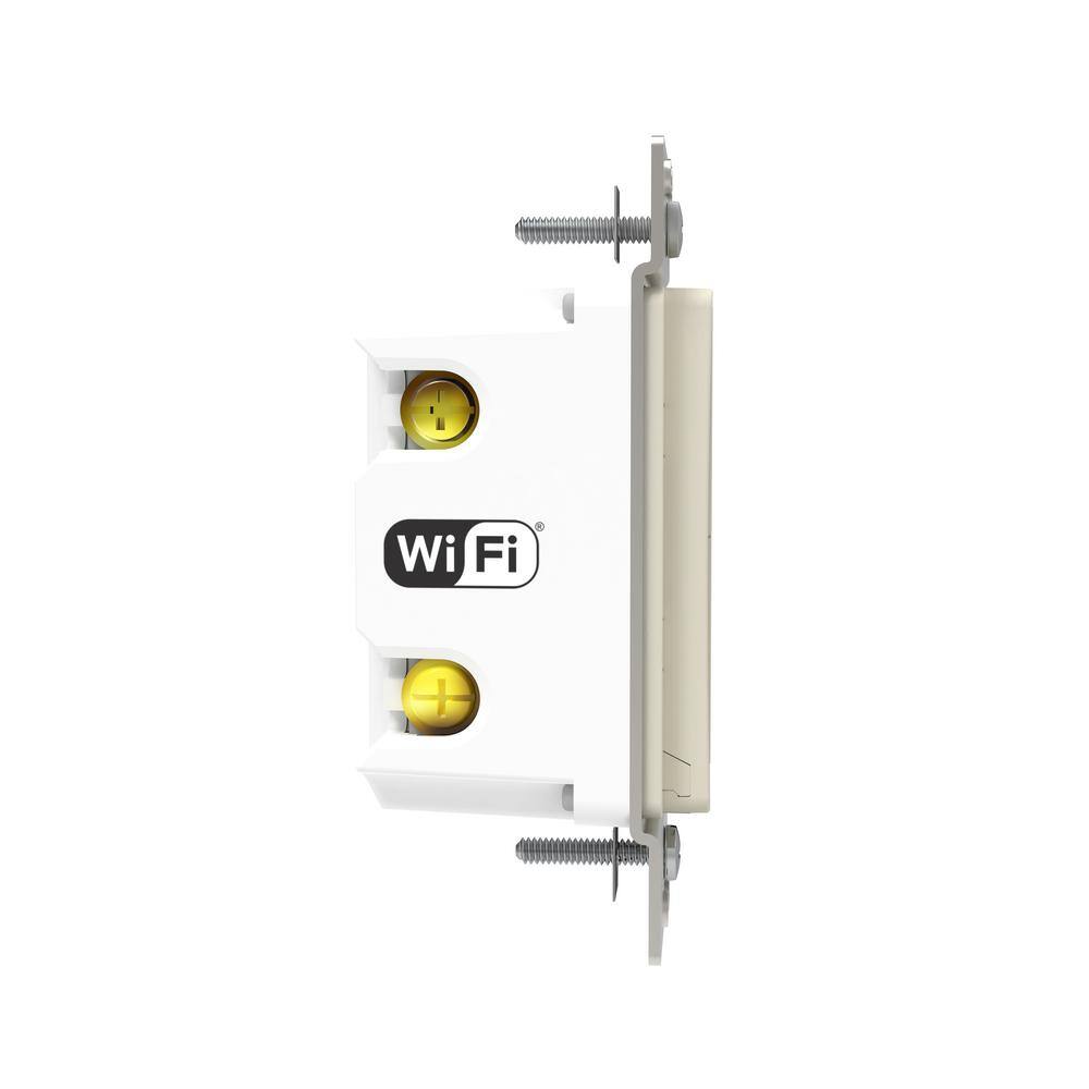 Light Almond Wireless Rocker Switch with Voice Control