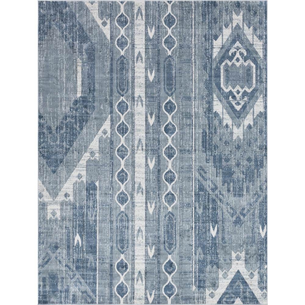 Portland Orford Blue 9 ft. x 12 ft. Area Rug price history on PriceWatchPro