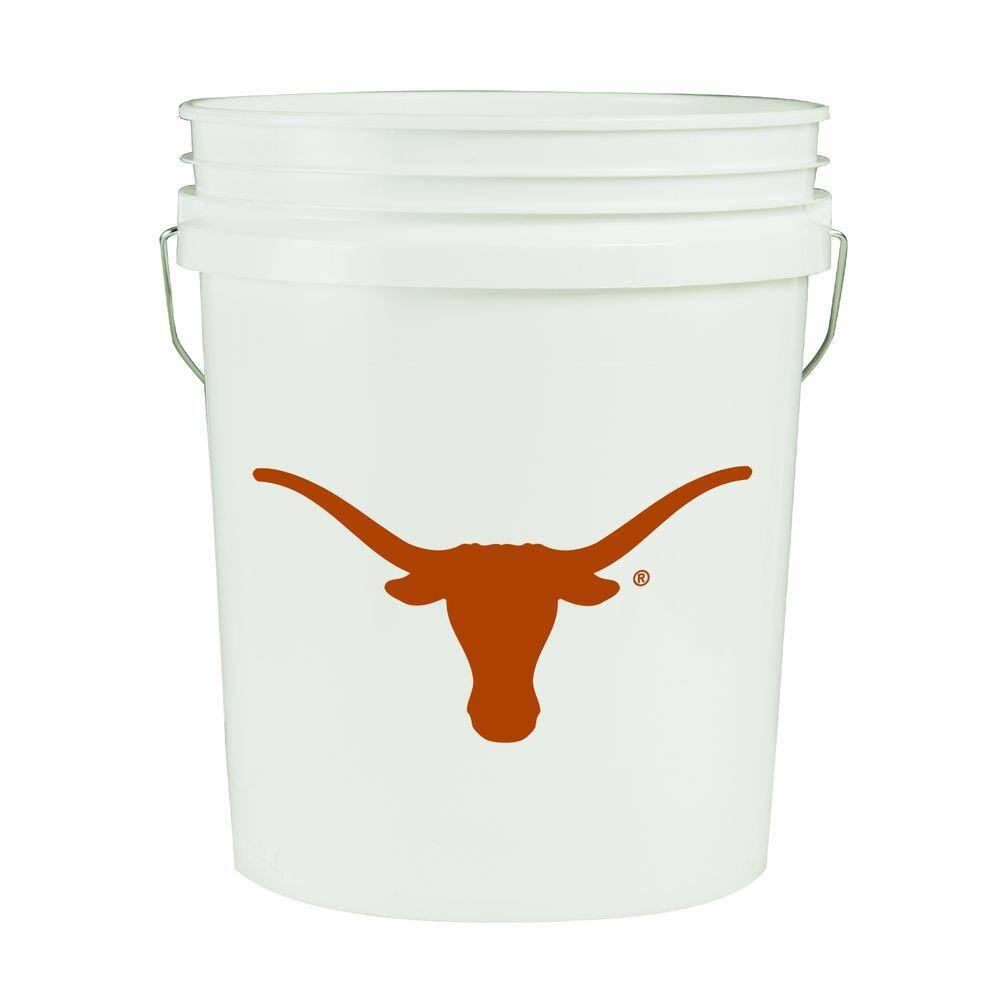 Texas 5-Gal. College Bucket 2840612 - The Home Depot