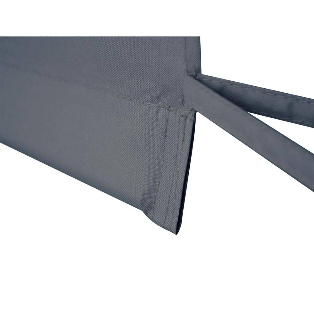 Gray Polyester Replacement Canopy Top for 8' x 10' Pergola