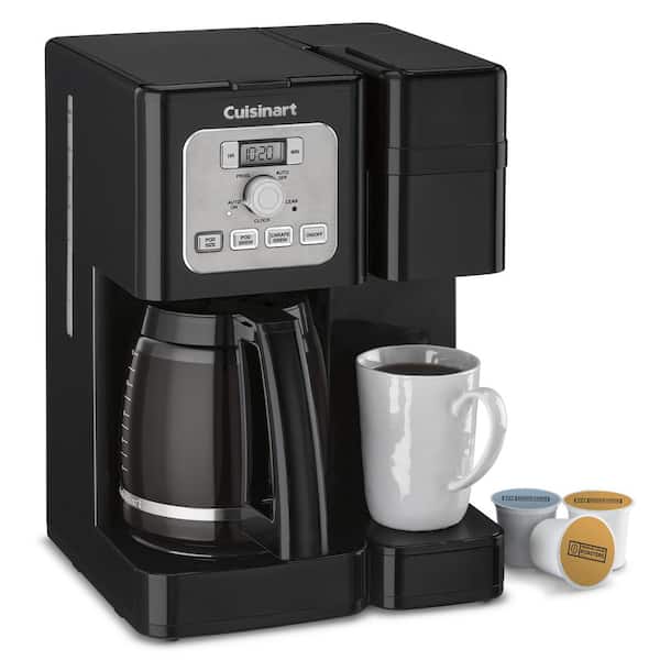   Basics 12 Cup Coffee Maker With Reusable Filter, Black &  Stainless Steel: Home & Kitchen