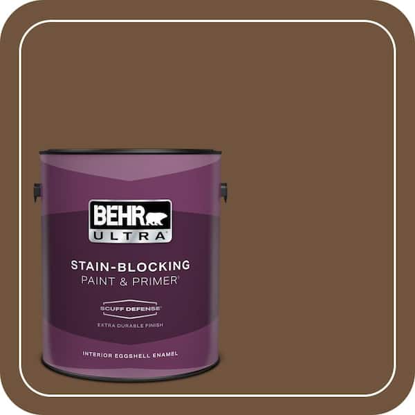 BEHR ULTRA 1 gal. #PPU4-20 Ancient Root Extra Durable Eggshell Enamel Interior Paint & Primer