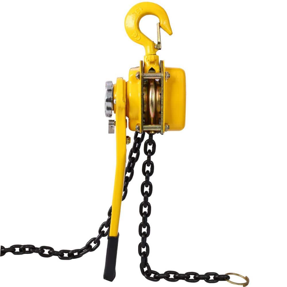 3-Ton Yellow 10 ft. Steel Lever Chain Hoist Log Hook with Heavy-Duty Hooks Lift Puller price history on PriceWatchPro