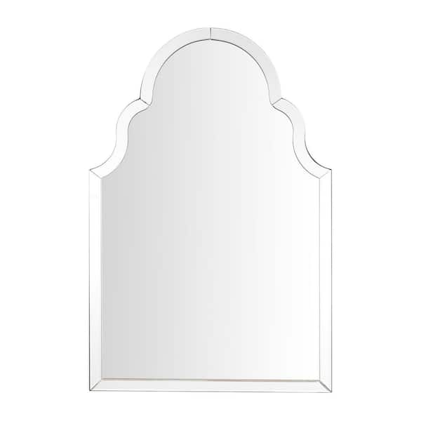 Home Decorators Collection Medium Ornate Arched Beveled Glass Classic Accent Mirror (35 in. H x 24 in. W)