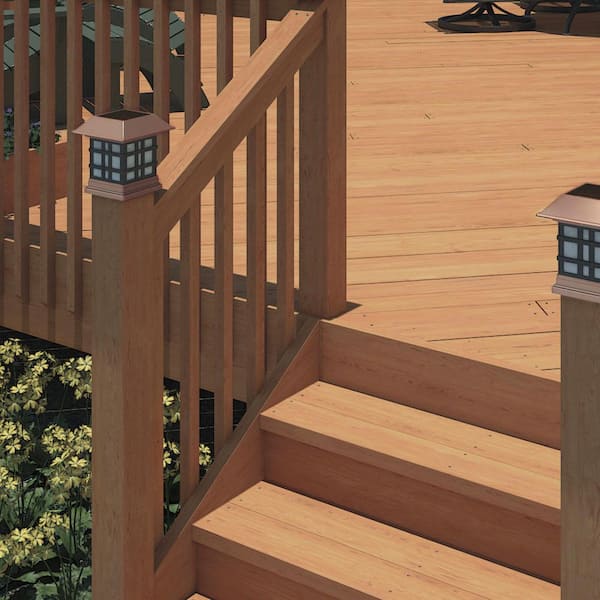 3-Step Pressure-Treated Cedar-Tone Pine Stair Stringer