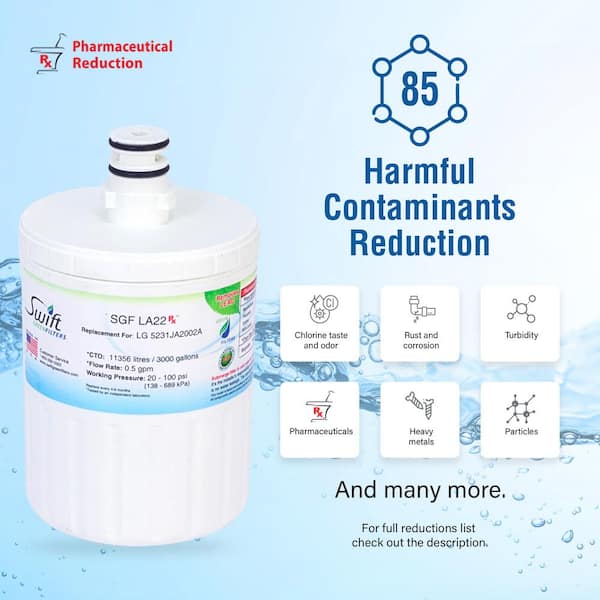 Swift Green Filters Replacement Water Filter for LG 5231JA2002A - image 4