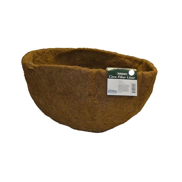 Bosmere English Garden 20 in. Premium Round Replacement Coconut Liner with Soil Moist Mat