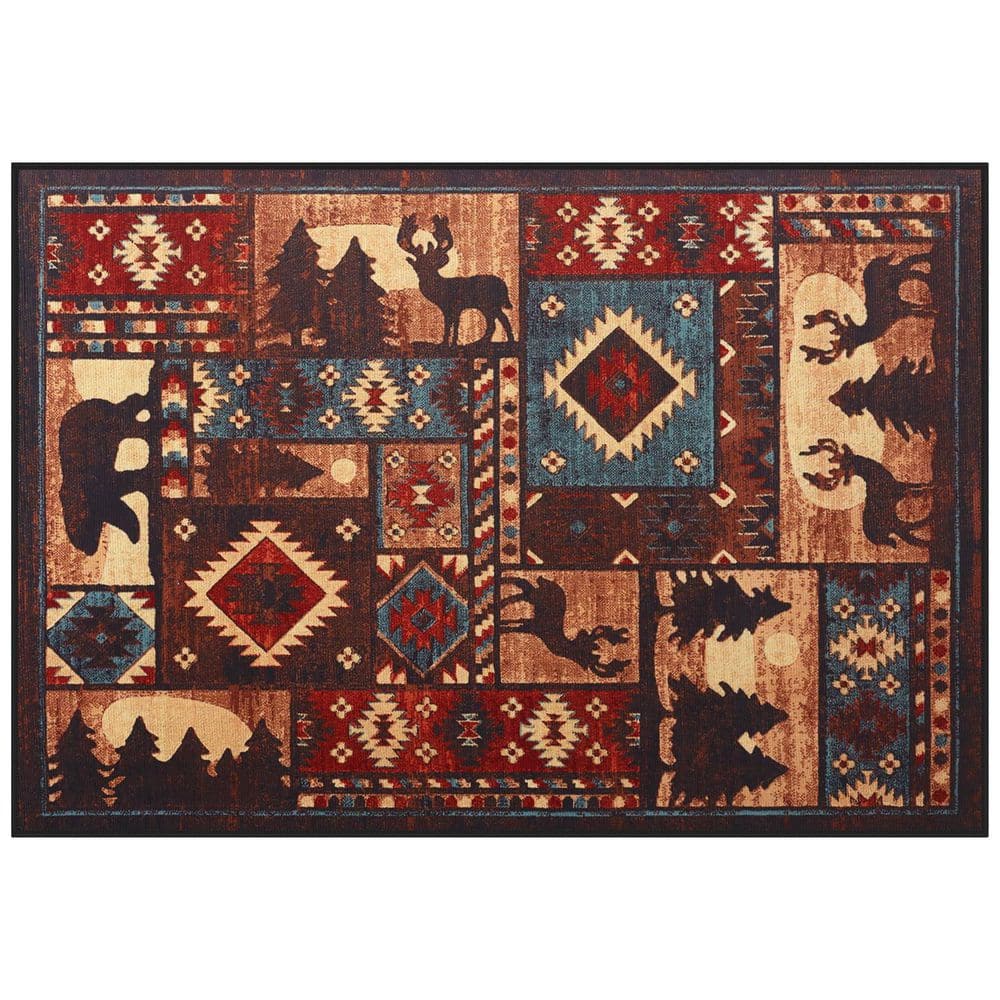 2 ft. x 3 ft. Fire Resistant Floor Protector Mat, Fireplace Hearth Rug for 