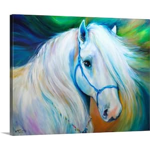 "Maddie The Angel Horse" by Marcia Baldwin Canvas Wall Art