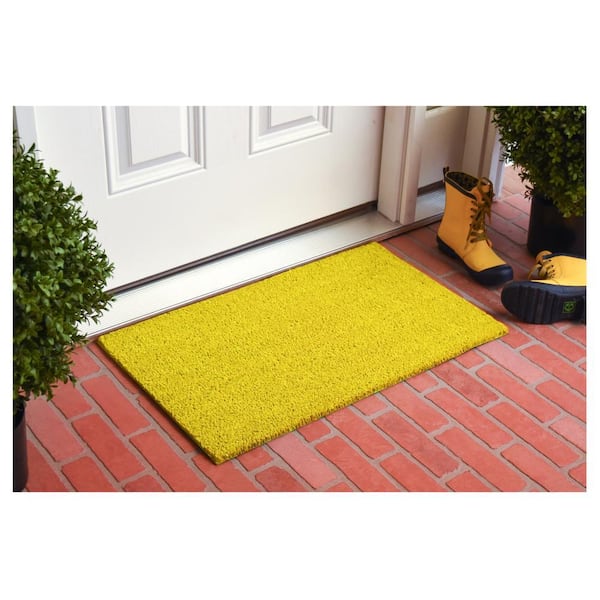 Calloway Mills Collins Yellow Pastel 24 in. x 36 in. Door Mat