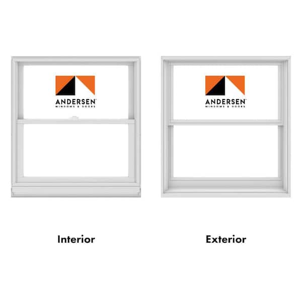 Andersen 400 Series 37-5/8 in. x 40-7/8 in. Clad Wood Double Andersen 400 Series 37-5/8 in. x 40-7/8 in. Clad Wood Double