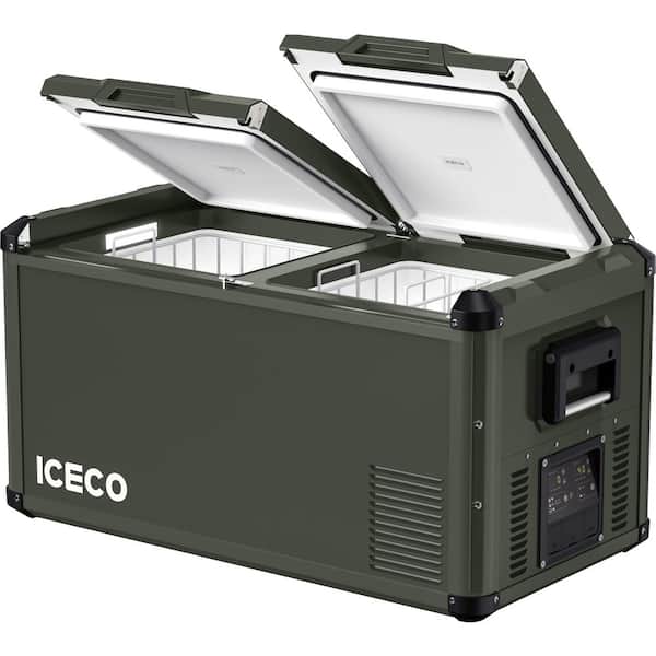 ICECO VL75ProD 2.64 cu. ft. Manual Defrost Dual Zone Portable