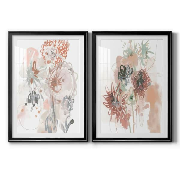 Wexford Home Poinsettia Study I by Wexford Homes 2-Pieces Framed