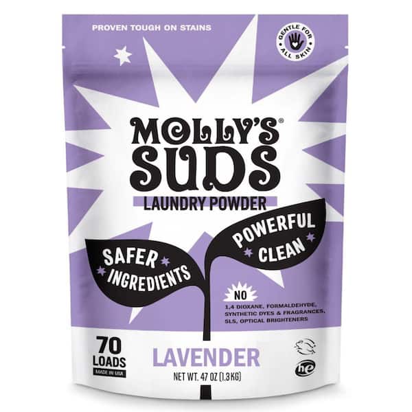 47 oz. Lavender, Fragrance Free and Clean for Sensitive Skin, High Efficiency Safe Powder Laundry Detergent (70 Loads)