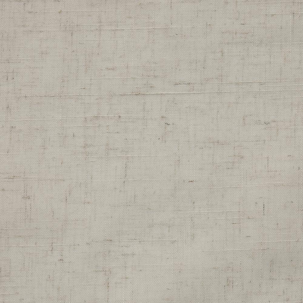 Ivory Linen Sheer Rod Pocket Curtains 63" Length