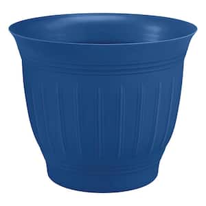 Eleanor Classic Blue Plastic Planter (19.5 in. L x 19.5 in. W x 16.5 in. H)