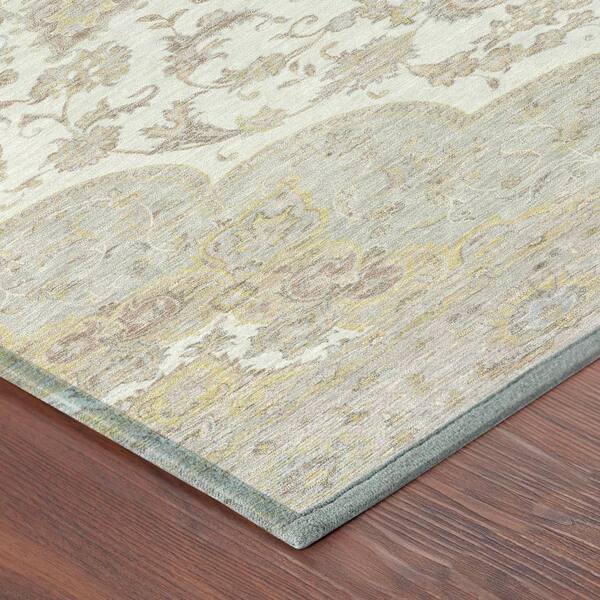 Chantille Machine Washable Indoor/Outdoor Abstract ACN2853 Ivory 10 ft. x 14 ft. Area Rug