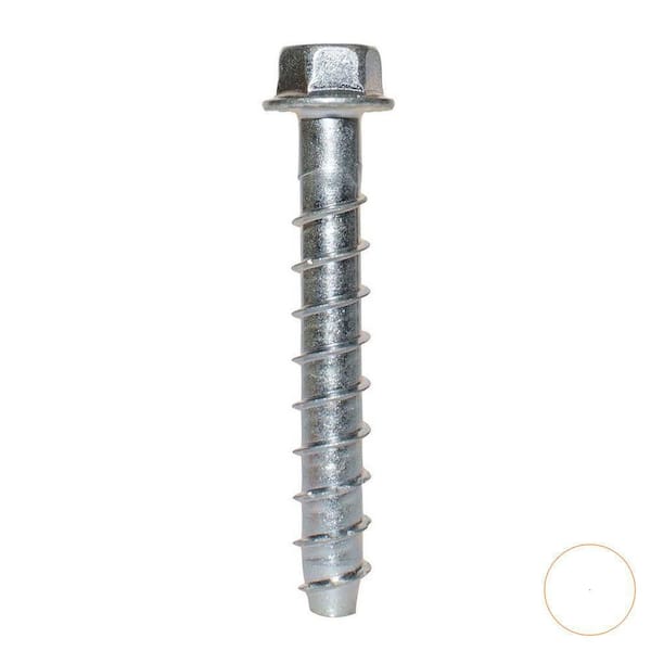 Titen HD 3/8 in. x 3 in. Zinc-Plated Concrete and Masonry Screw Anchor (100-Count)