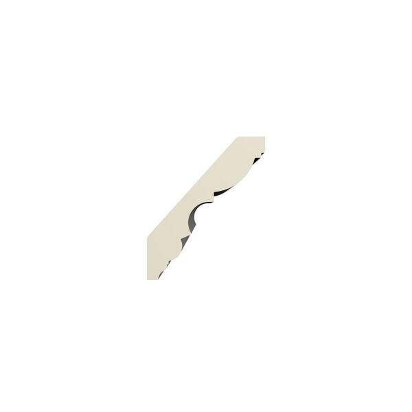Ekena Millwork Shia 2.875 in. D x 4.5 in. W x 94.5 in. L Polyurethane Crown Moulding