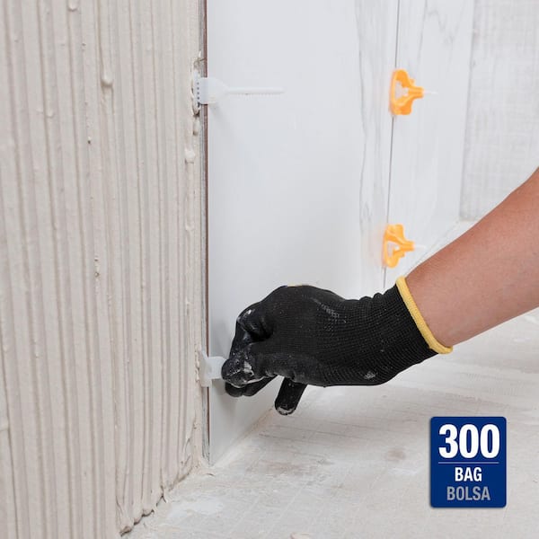 LASH 360 White 1/16 in. W Tile Leveling System Posts (300-Pack)