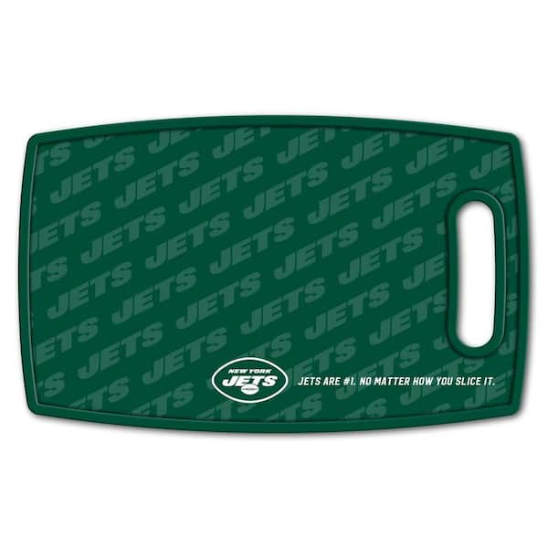 YouTheFan NFL New York Jets Logo Series Cutting Board 9in x 0.5in